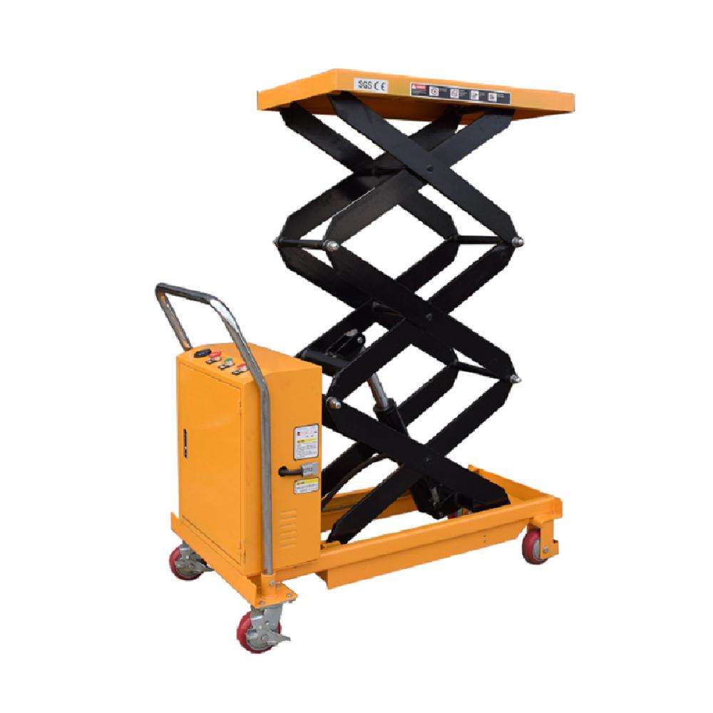 Semi Electric Mobile Scissor Table